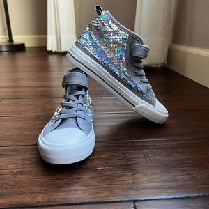 Sequin kids shoes